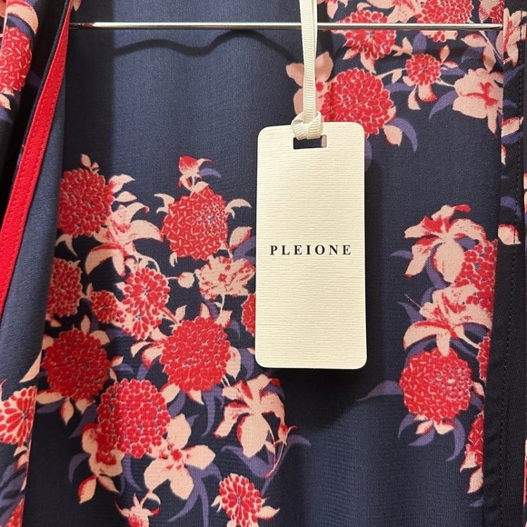 2/$30 Pleione Sleeveless Boho Floral Kimono Cardigan Size Small Boho Floral NWT - Picture 6 of 11